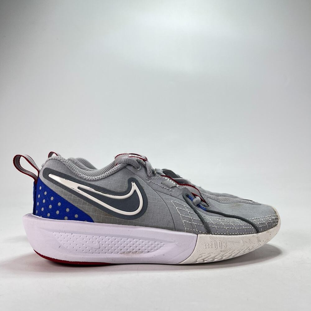 Nike GT Cut 3 Wolf Grey Astronomy Blue Basketball Shoes FD7033-004 Youth Size 3Y